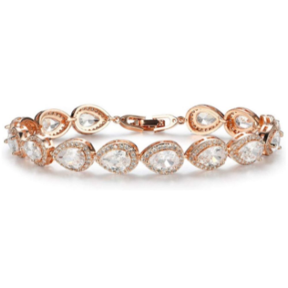 Cozy Crystal Bridal Bracelets